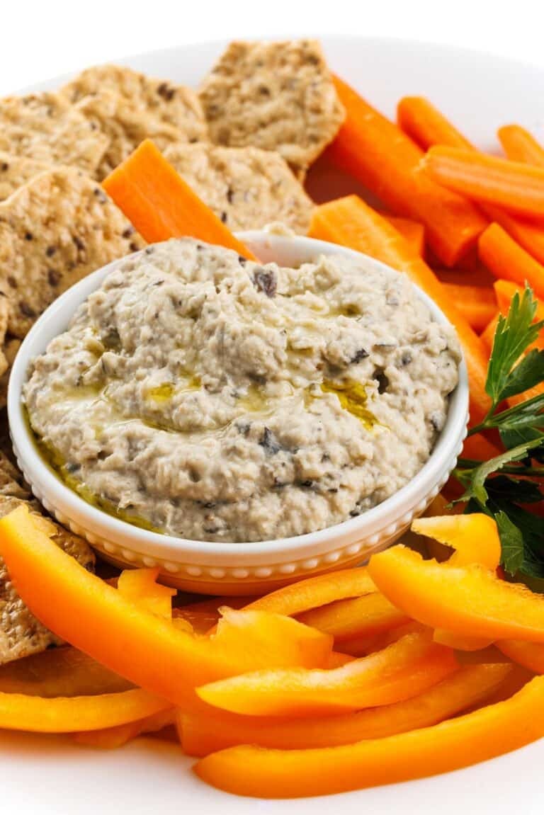 White Bean and Roasted Eggplant Dip